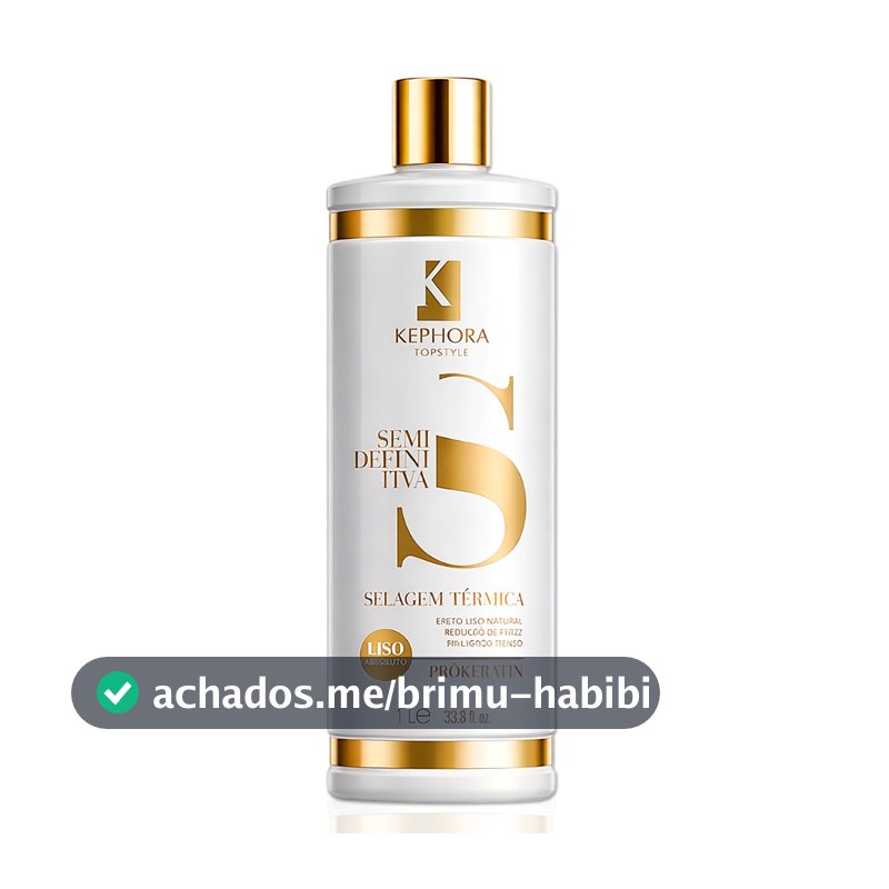 Escova Semi Definitiva Liso Imediato Selagem Termica Progressiva Kephora 1L