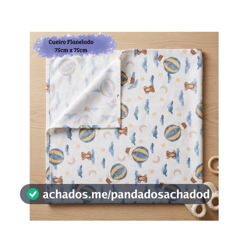 Manta cueiro de bebê flanelado 100% algodão estampado