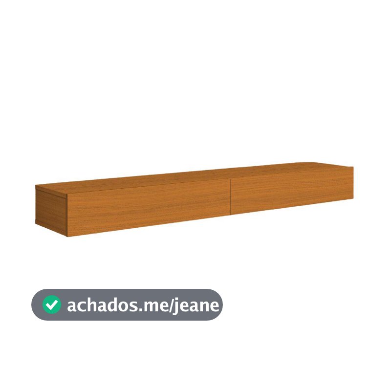 Rack Suspenso para Painel ou TV até 55 Polegadas 2 Portas 1,10m Egeo EDN
