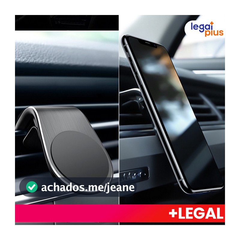 Suporte Magnético Veicular 360° para Celular com Base Antiderrapante