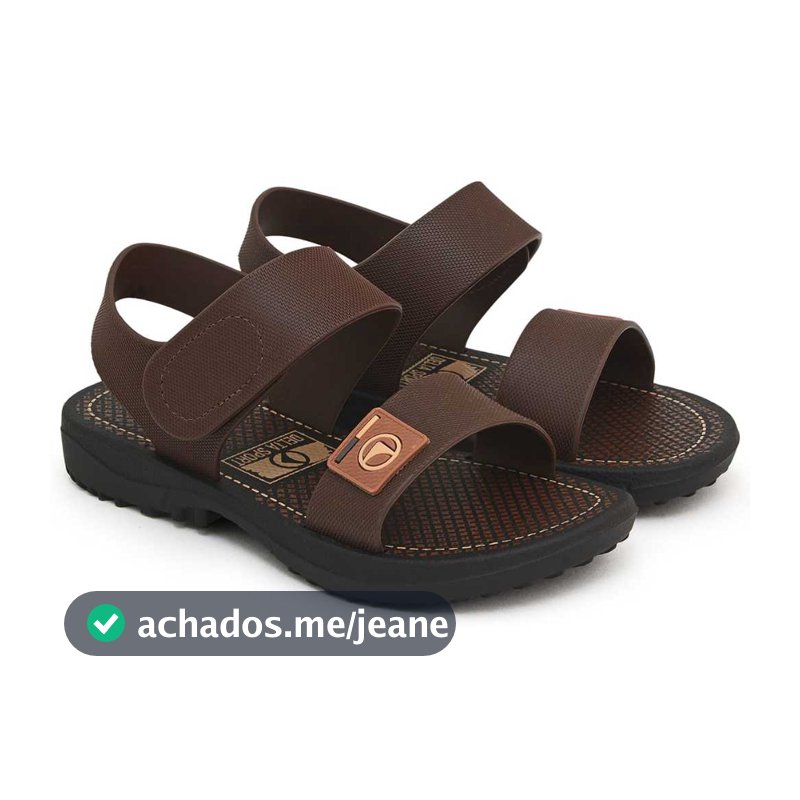 Sandália Papete Infantil Masculina Menino Delta Super Macia Leve Confortável Com Carrapicho