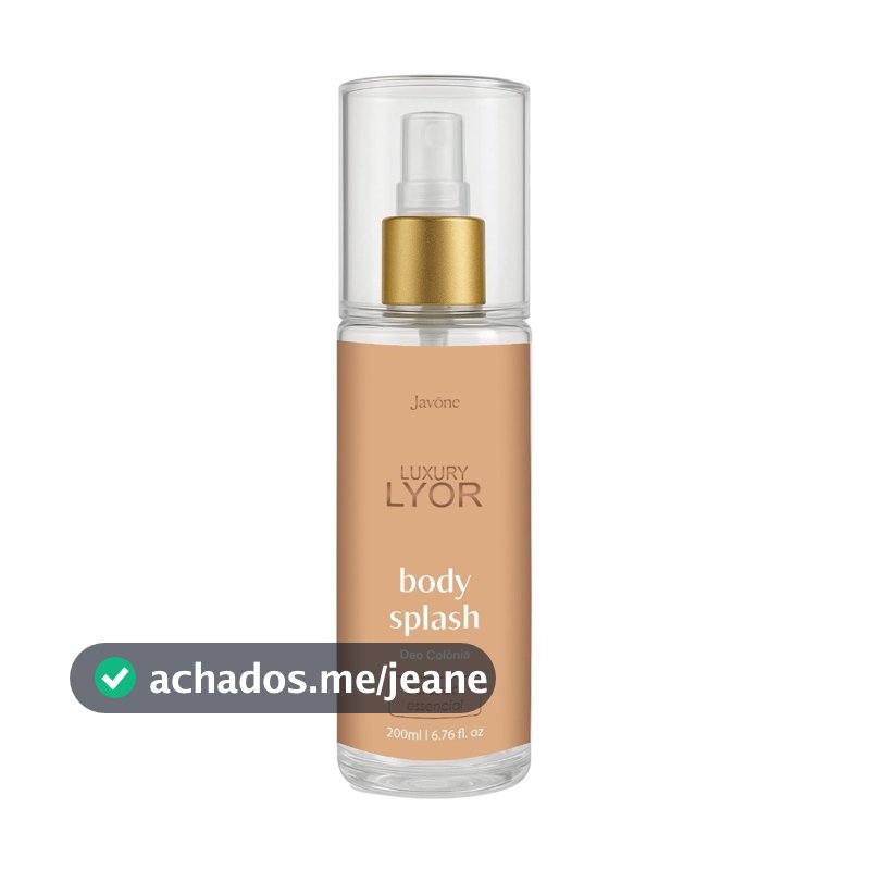 Body Splash Lyor Luxury  Javône |  Fragrância Clássica e Elegante | Envio Imediato