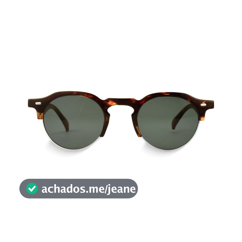 Óculos de Sol Redondo Nilo Tortoise Notte