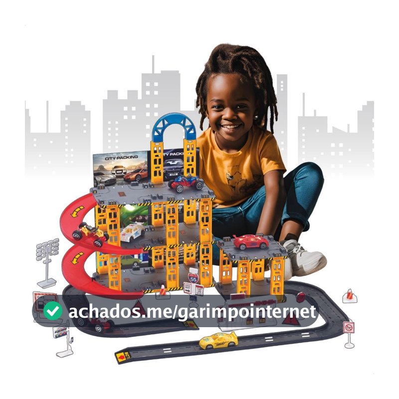Pista de Carrinhos Brinquedo Infantil Corrida Lava Rápido