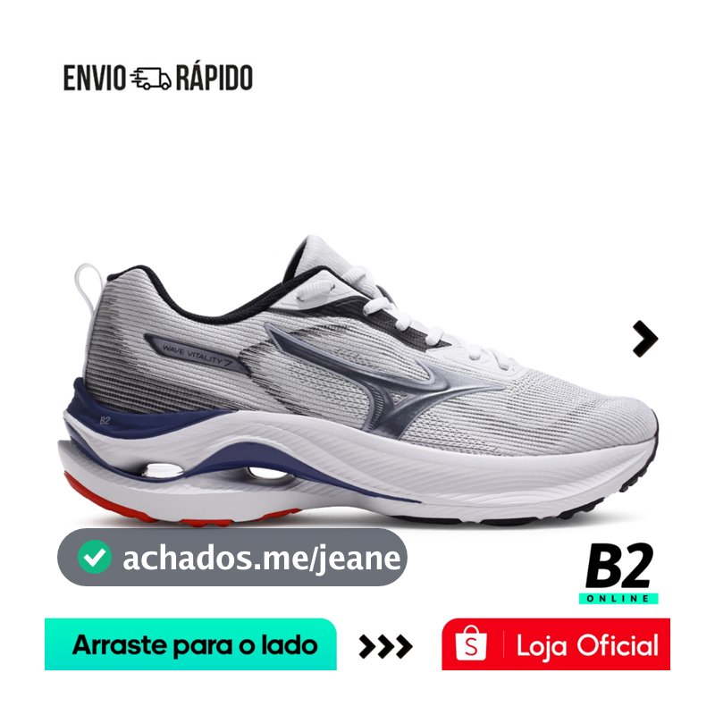 Tênis Mizuno Wave Vitality 7 Masculino Original com Nota Fiscal e Garantia