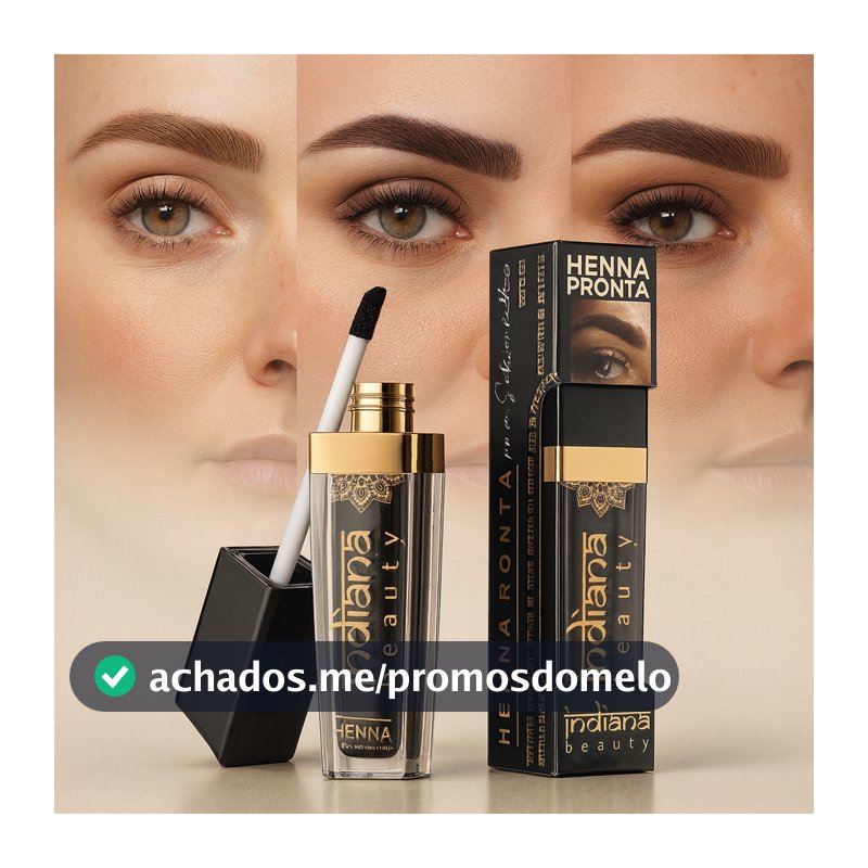 Henna Sobrancelhas Pronta Profissional Indiana Beauty 4,5g