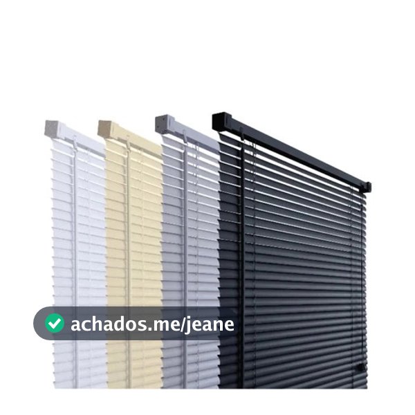 Persiana Horizontal PVC Evolux 118x130 Quarto Sala Escritório Cores