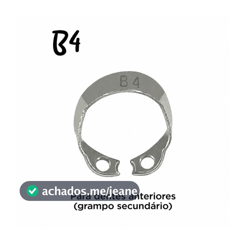 Grampo para Isolamento NºB4 - Golgran Emabalegm com 1 unidade.