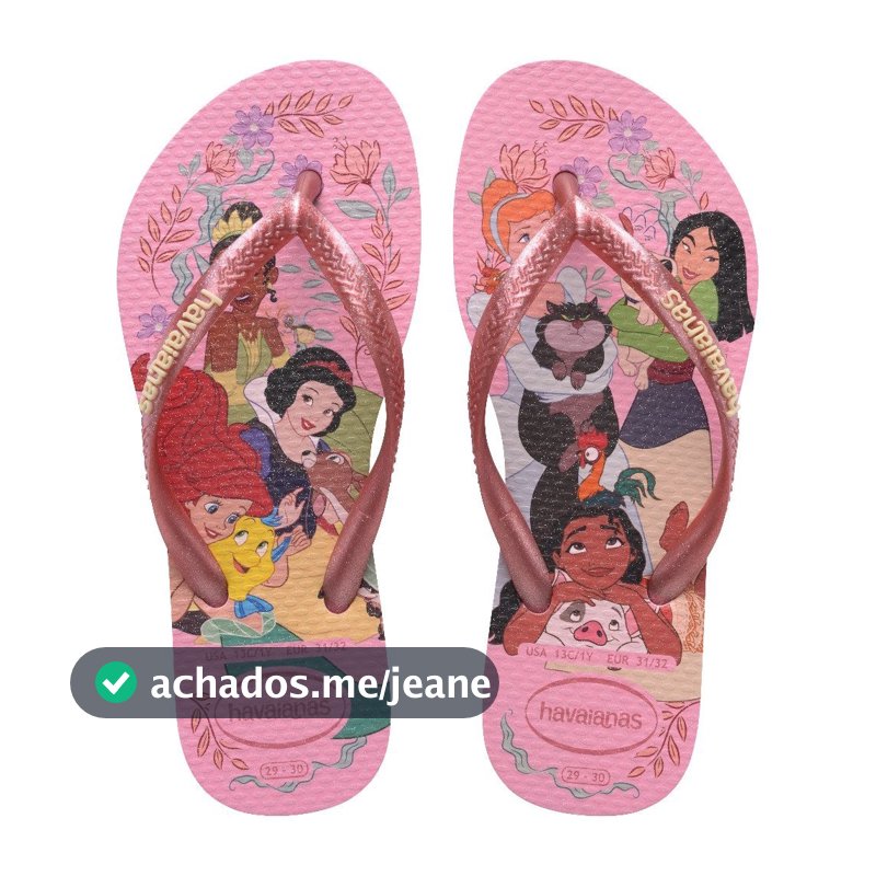 Havaianas Kids Slim Princess Rosa/Rosa