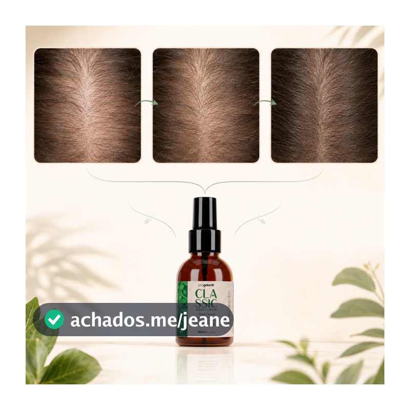 Tônico Capilar Cresce Cabelo Rapido Vitamina A, Jaborandi Progrowth