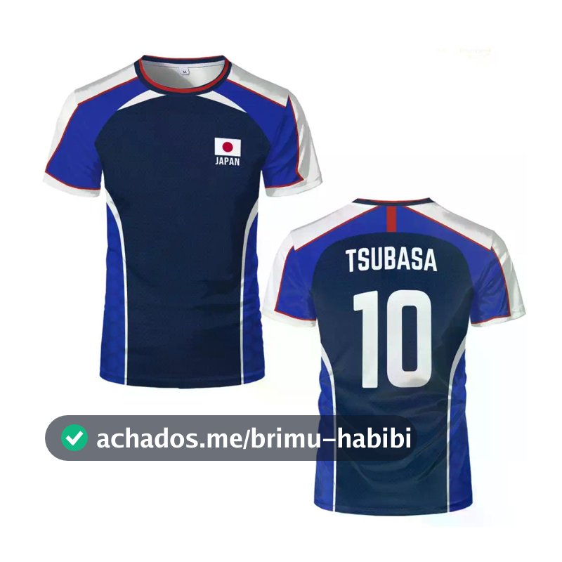 Anime Capitão Tsubasa Bandeira Japonesa Respirável Camiseta Esportiva De Secagem Rápida Para Homens E Mulheres Tops