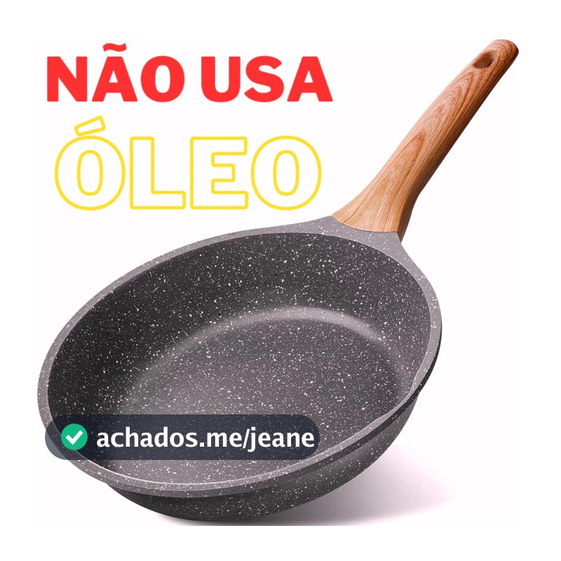 Frigideira Ceramica Antiaderente Fogão Cooktop Indução E Gás universal na cozinha 24cm