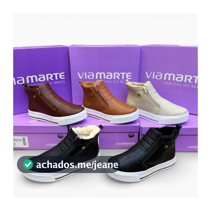 Bota pelo VIA MARTE pelinho ORIGINAL