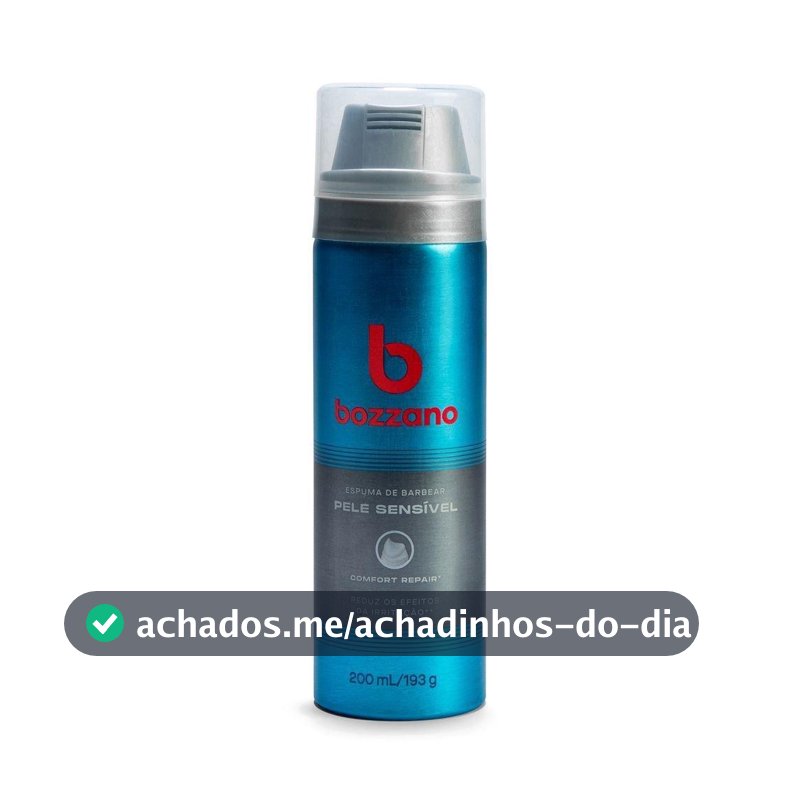 ESPUMA DE BARBEAR BOZZANO PELE SENSÍVEL 193G