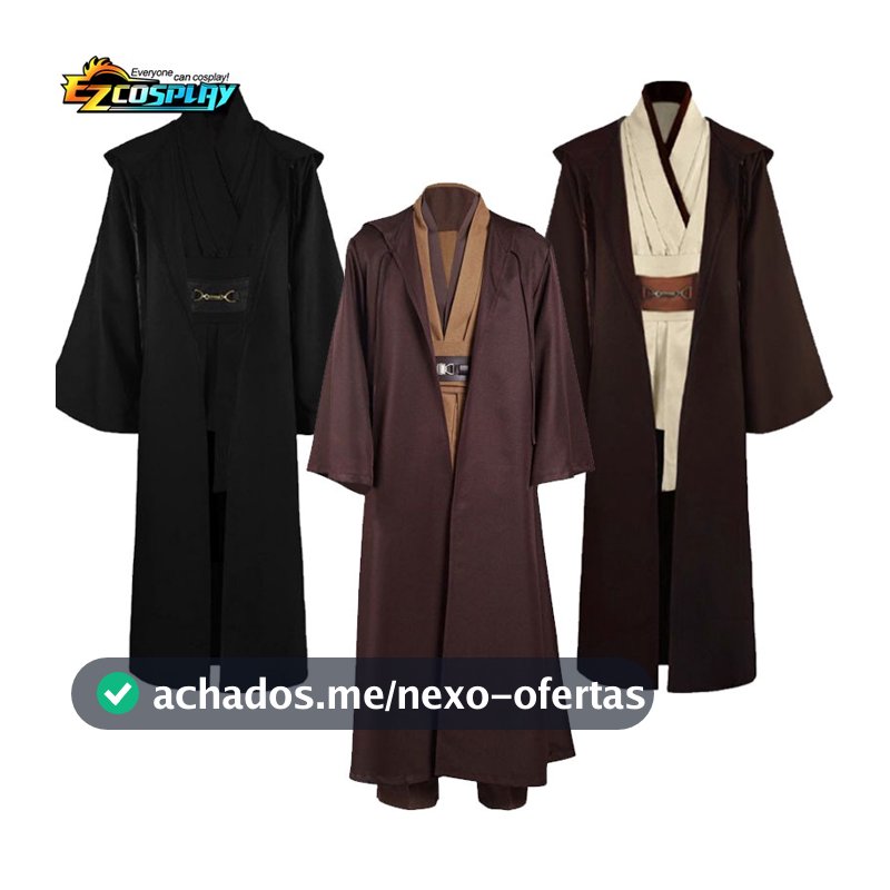 Star E War Obi Wan Kenobi Cosplay Traje De Cavaleiro Jedi Halloween Performance