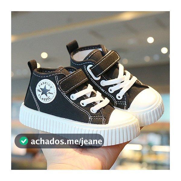 Tênis infantil Sapatos de lona meninos Bebê 1-10 Anos Moda tênis de corrida para meninas Leve e macio