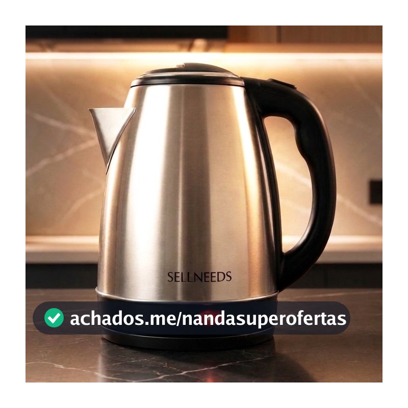 Chaleira Elétrica Jarra Café Chá Inox 110v