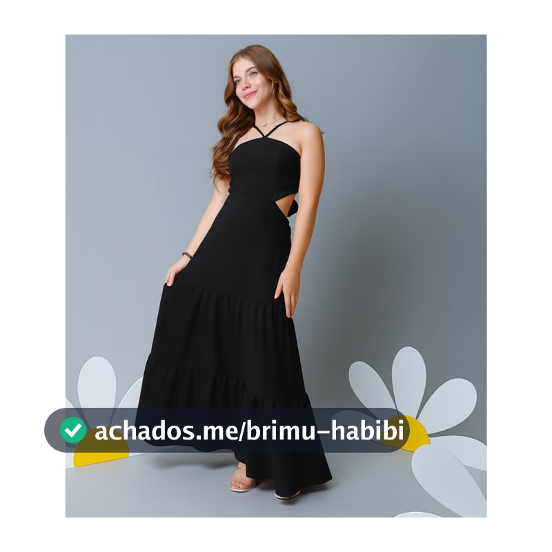 Vestido Infantil Juvenil Longo Alcinha Leve Dia a Dia