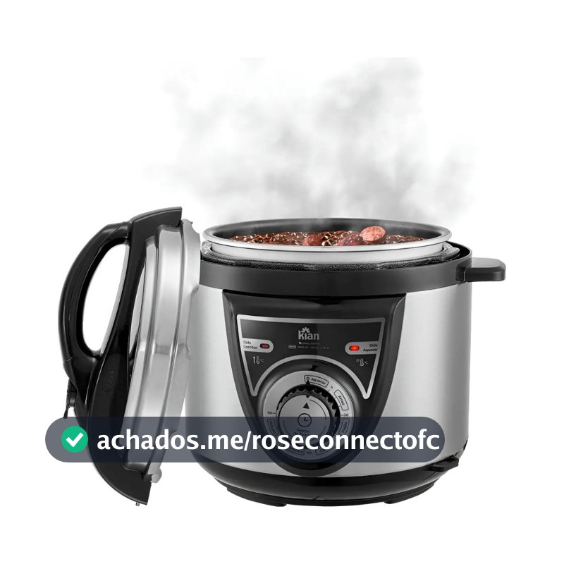 Panela de Pressão Elétrica Mecânica 4 Litros Inox 800W PPM101 Kian