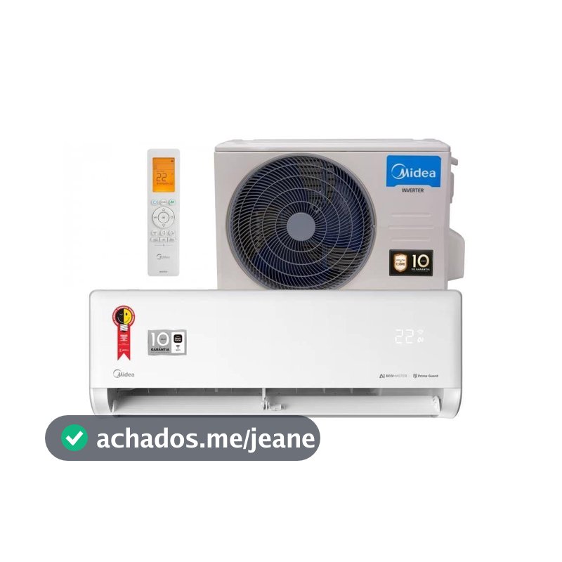 Ar Condicionado Split Inverter Midea AI Ecomaster 9000 BTUs Frio 220V 38EZVCA09M5