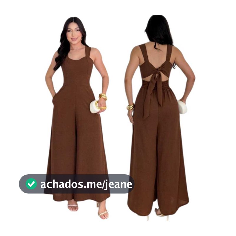 Macacão Feminino para Festa Social Pantalona Bojo Crepe Duna P ao GG Plus Size Até 46 Envio Imediato