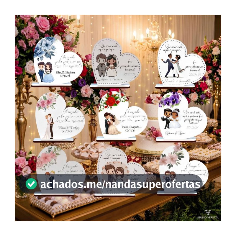 Kit Lembrancinhas de Casamento Personalizada  Presente Noivinhos Casal para casamento noivado festa