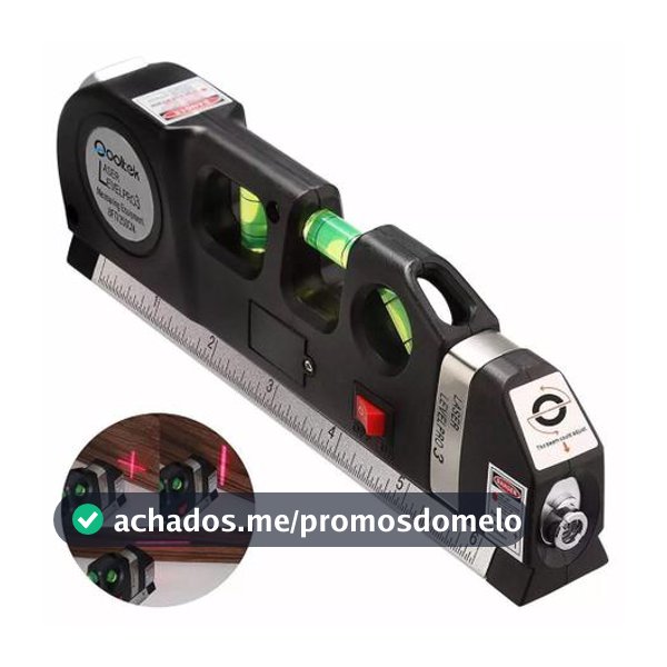 Nível Laser Profissional Trena Level Pro3 Estágios Nivelador