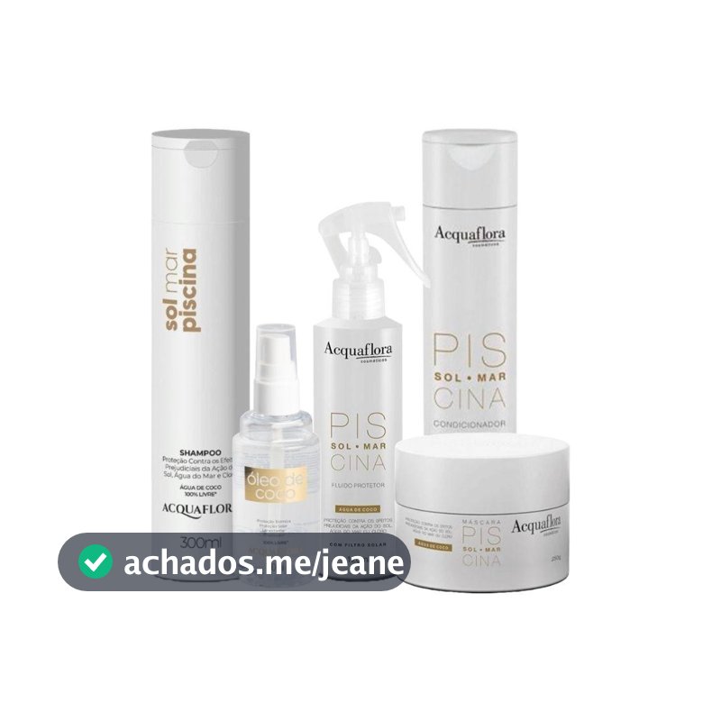 Kit Completo Acquaflora Sol Mar e Piscina Completo (5 produtos)