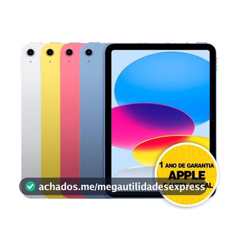 iPad 11 Geração A16  128GB 11" 12MP 12MP 1 ANO DE GARANTIA