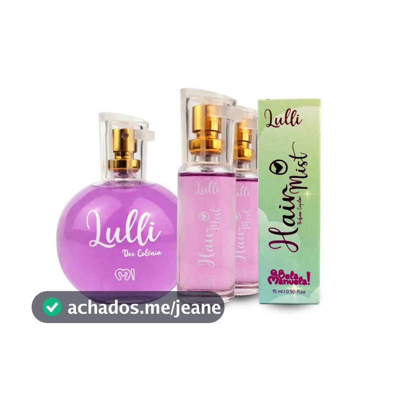 Kit Deo colonia Lulli + Hair Mist da Qbela Manuela
