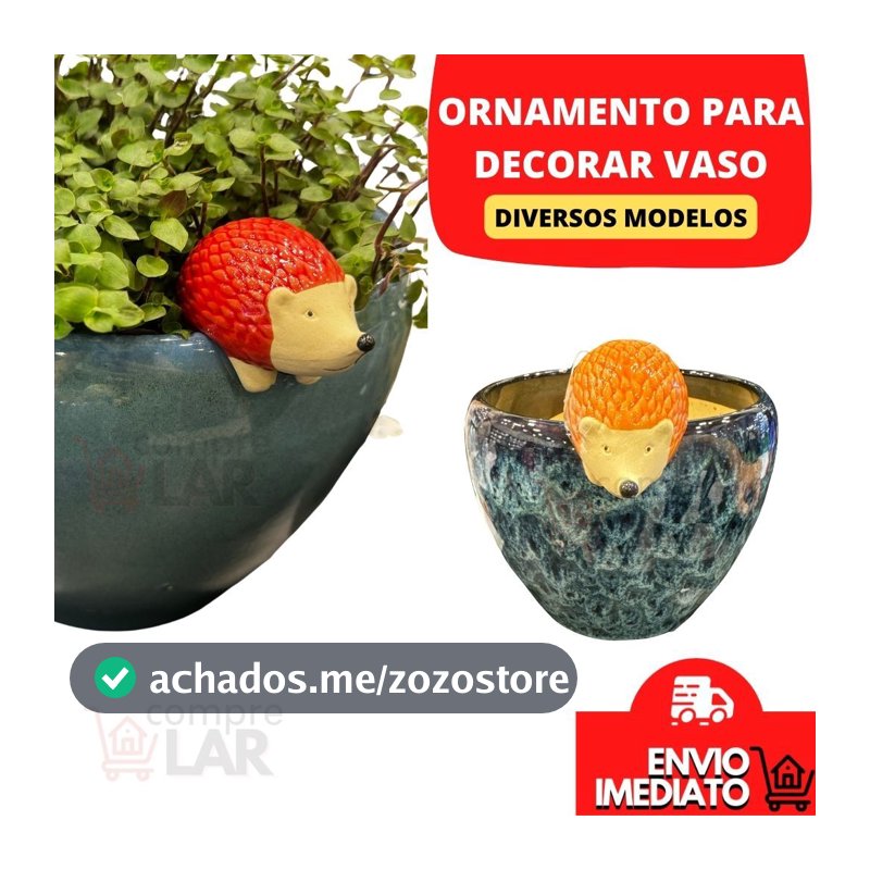 Decoração Vaso Jardim Ornamento Decorativo Para Vaso Flores
