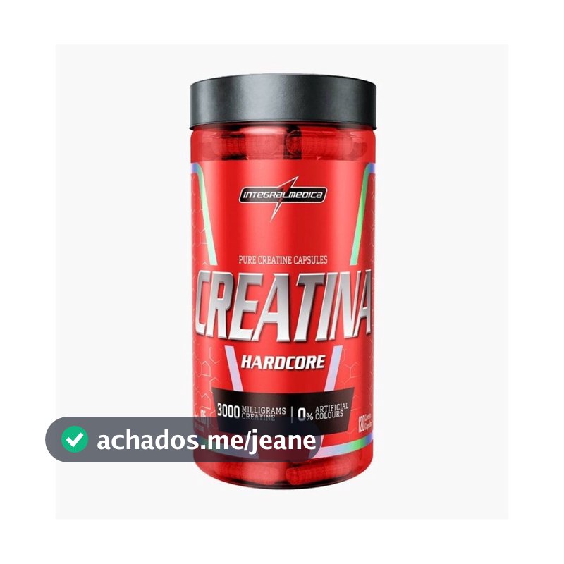 Creatina Monohidratada 120 caps - Integralmedica