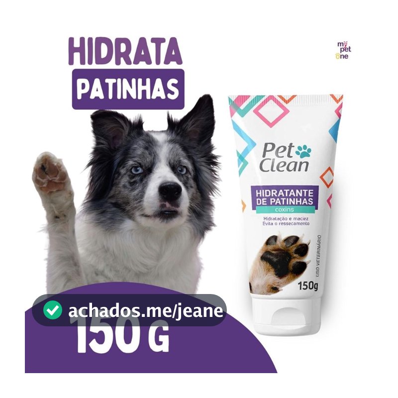 Hidratante de Patinhas Pet Clean Coxins para Cães - 150g