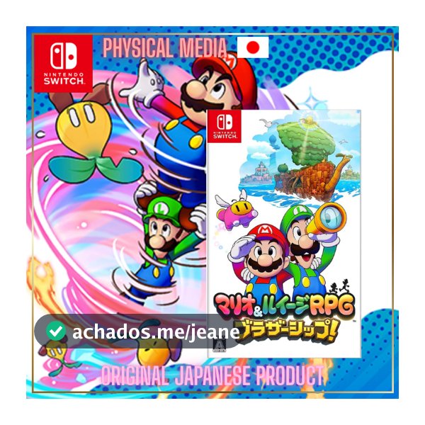 ⛵ Mario & Luigi: Brothership (Nintendo Switch) - Edição Japonesa 🇯🇵🍄