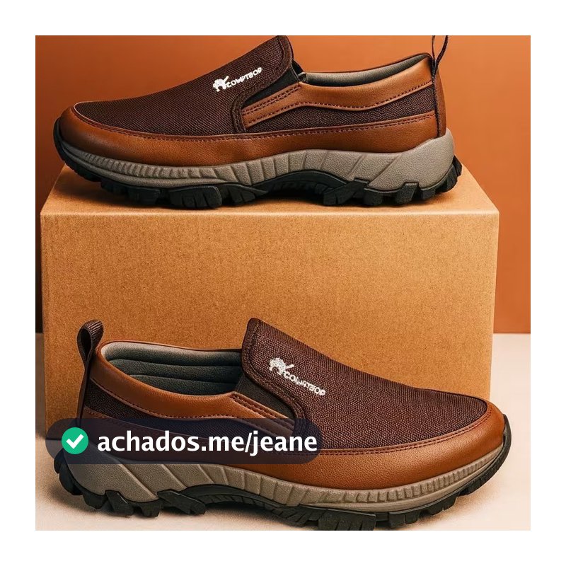 Tênis Sapatilha Mocassim Casual Masculino Calce Fácil Confortável Ortopédico respirável leve macio