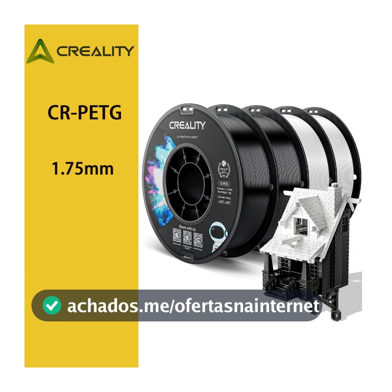 Creality CR-PETG Filamento 4 pcs Impressora 3D / 1.75MM / 4KG alta qualidade