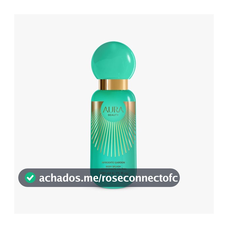 Body Splash Desodorante Corporal Afrodite Garden 100ml
