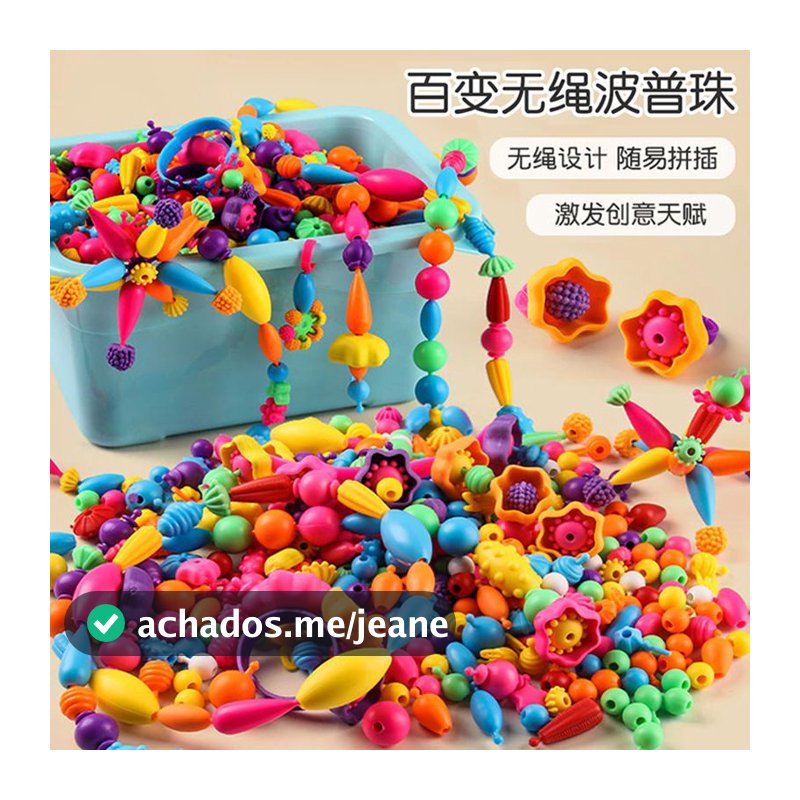 Brinquedos Educativos Infantis Pop Beaded Colar de Contas feitos à mão Pulseira de 3-6 anos de idade Pulseira de Brinquedos de Brinquedos de Brinquedos de Brinquedos de Brinquedos de Brinquedos de Brinquedos de Estimação 11.27