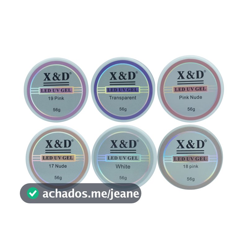Gel XED X&D p/ unhas de gel fibra 56G unid