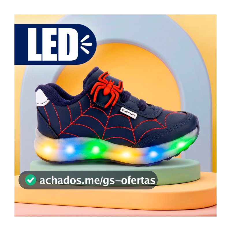 Tenis Infantil Masculino Led Menino Aranha Tenis De Menino Masculino Tenis Infantil Menino