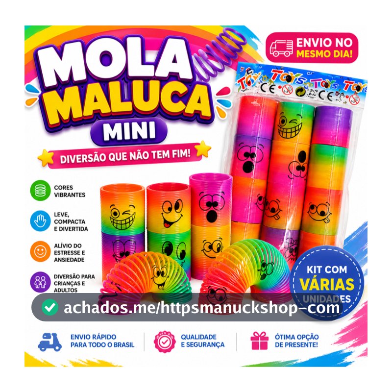 KIT6/12/24PCSMini brinquedo colorido de mola maluca barato de plástico para meninos e meninas