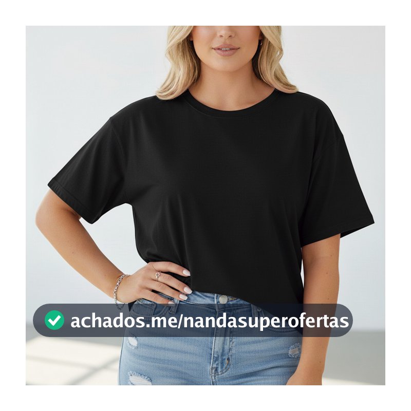Camiseta Básica T-shirt Blusinha Dia a Dia Academia Treino 100% Algodão Fio 30.1 Envio Imediato