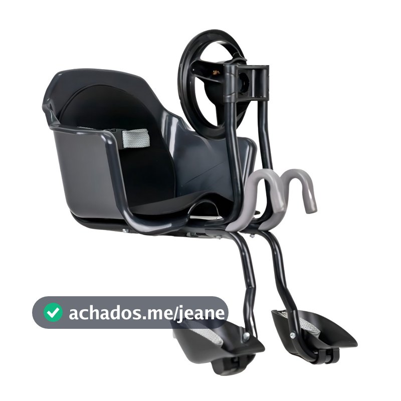 Flexbike Toy. Cadeirinha Infantil Dianteira para Bicicleta Aro 29. Criança até 17kg.