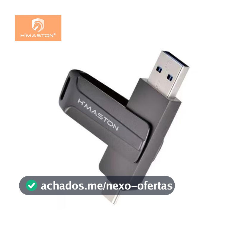 H'maston HM-TF128 Pen Drive 2 Em 1 Tipo C pen drive Memória Vara 8 /16/32/64/128GB cle flash memoria