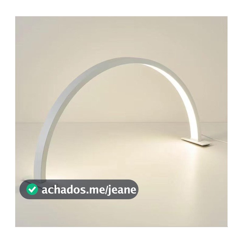 Luminária Arco Meia Lua Articulada Estética e Manicure - Branco