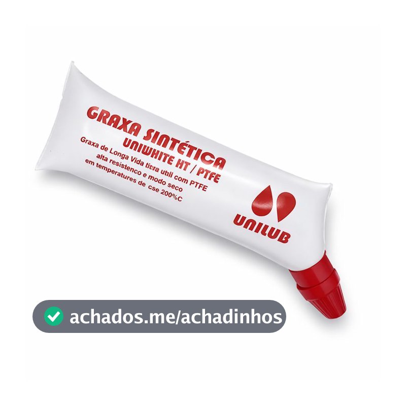 Graxa Sintética 80g Alta temperatura - PARA IMPRESSORA 3D e Gráfica- PTFE Unilub