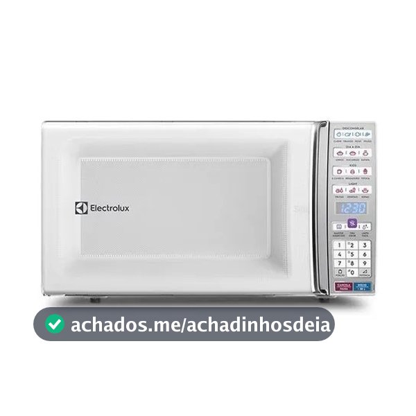 Micro-ondas Electrolux 34 Litros MEO44 função Tira odor e Manter aquecido 1400W Branco
