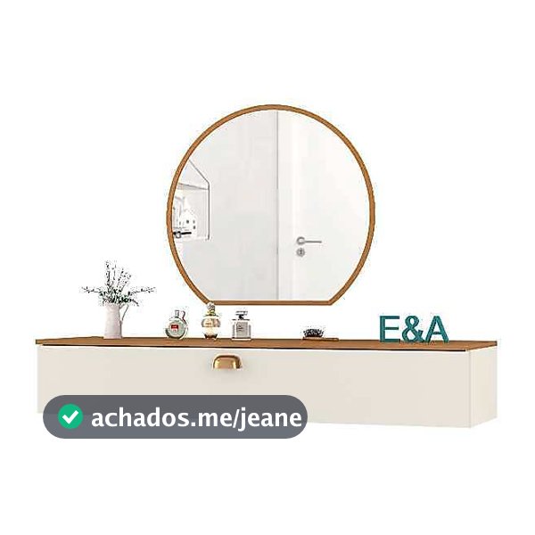 Penteadeira Com Gaveta 100CM Console Camarim E&A - Cor