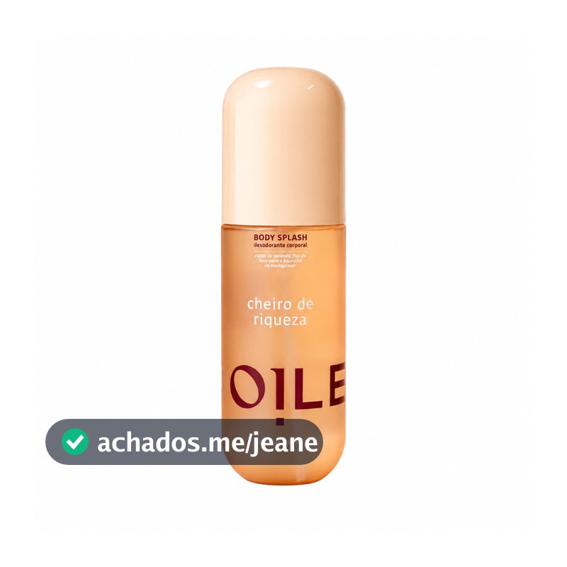 Body Splash Spoiler Cheiro de Riqueza 200ml Feminino Corporal Fragrância Marcante e Elegante