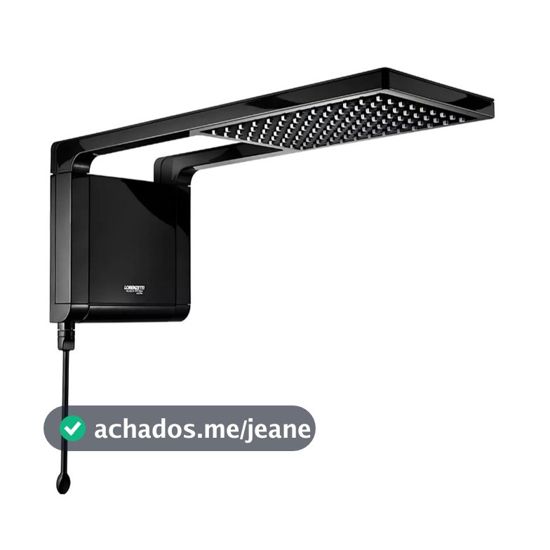 Chuveiro elétrico de parede Lorenzetti Acqua Ultra Storm Preto 127V 5500W | 220V 6800W ou 7800W Original